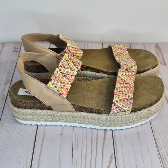 Steve Madden Jaklin Espadrille Platform Sandals | Women’s Slip-On | Size 9 - Picture 2 of 12